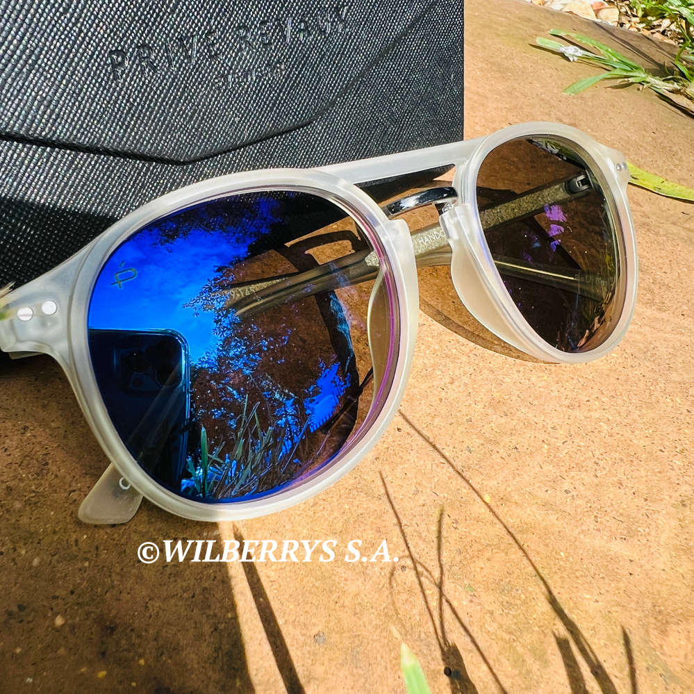 late entry!! PRIVE REVAUX UNISEX  iSLAND hop Translucent Sunglasses *GENUINE*