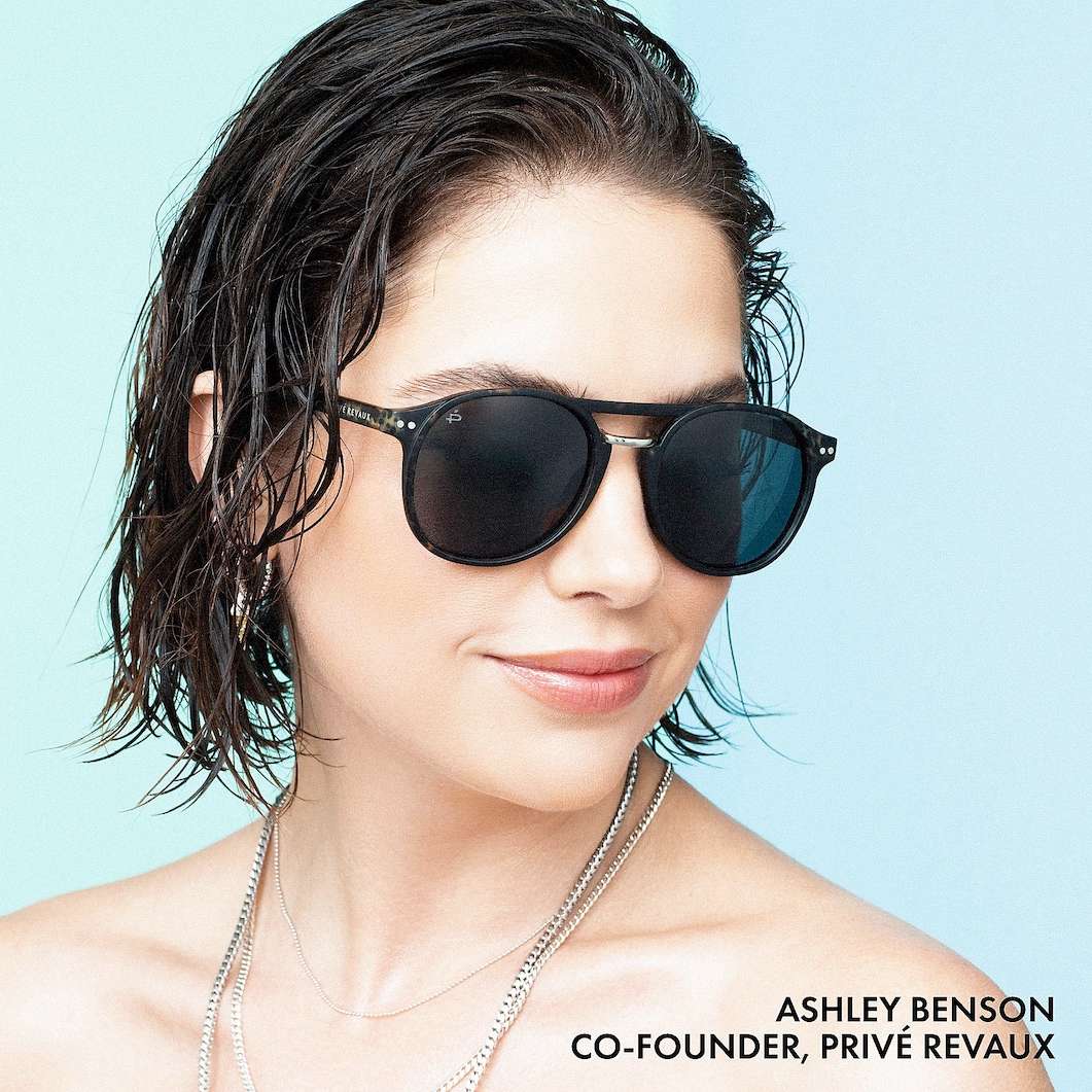 late entry!! PRIVE REVAUX UNISEX  iSLAND hop Translucent Sunglasses *GENUINE*