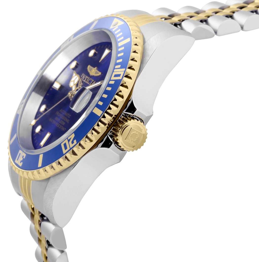 wow!! rrp R6,999.00 INVICTA MEN`S Automatic 42mm Smurf Blue Two Tone Jubilee Bracelet 200m BRAND NEW