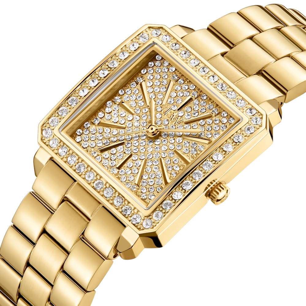 **real diamonds** R12,999.00 JBW WOMEN`S Cristal 28 18k Gold Plated 12 DIAMONDS, 303 SWAROVSKI