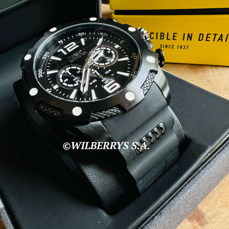 wow!! rrp R7,999.00 INVICTA Special Forces Ionic Black and Silicon Chronograph Watch NEW