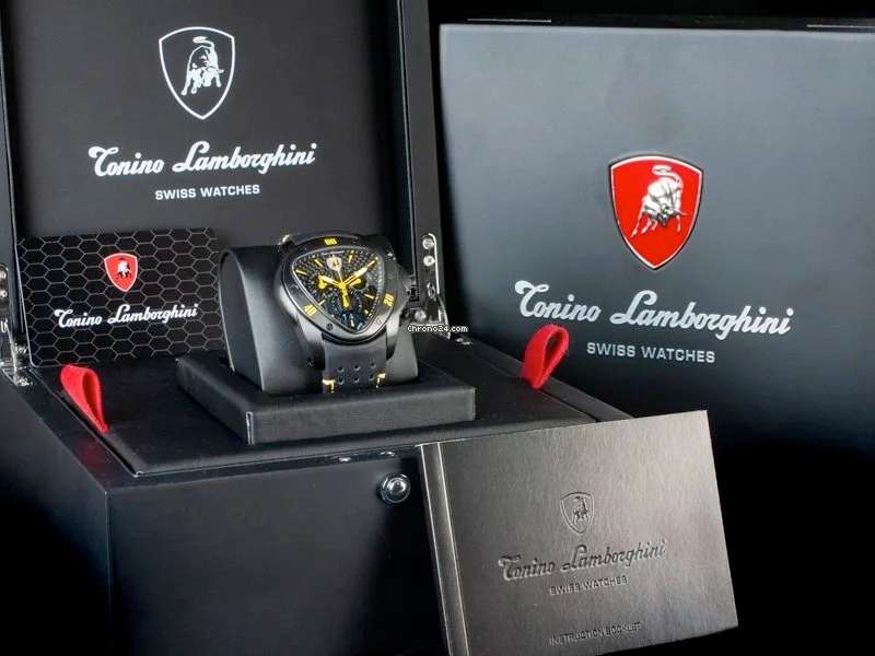 RRP R38,000.00 Tonino Lamborghini Men`s SPYDER 3015 Rose Gold Chrono Watch BRAND NEW 100% GENUINE