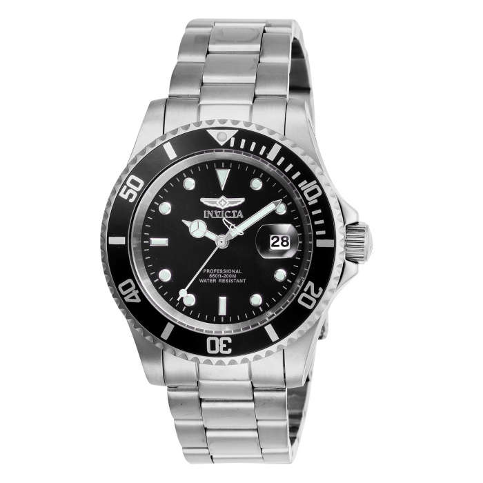 Retail: R6,999.00 INVICTA MEN`S 200M URCHIN SILVER / BLACK WATCH BRAND NEW