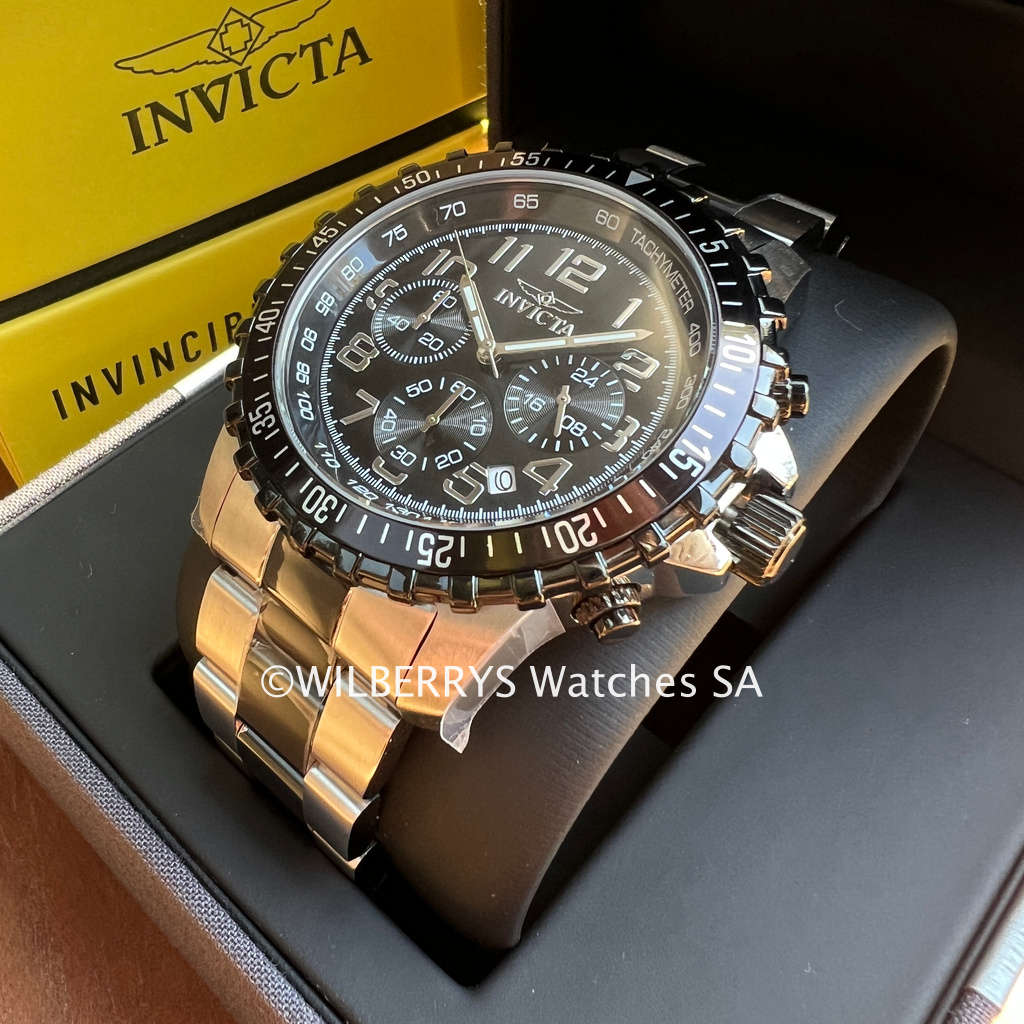 omg!! rrp R7,999.00 INVICTA MEN`S TACHYMETER NIGHTWING GUNMETAL TT CHRONO Watch BRAND NEW