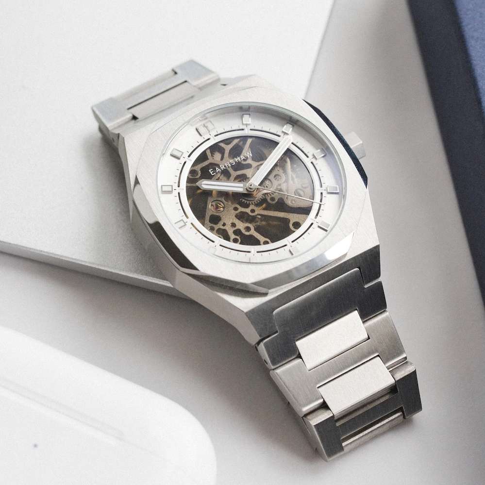 Retail: R7,900.00 Earnshaw since 1805 Skeletor Limited Edition Automatic Watch BRAND NEW IN BOX