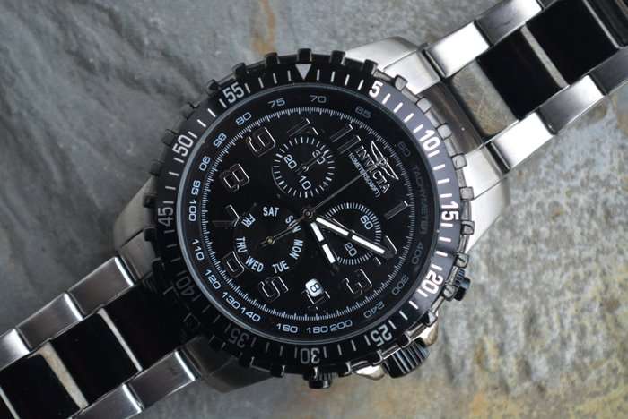 omg!! rrp R7,999.00 INVICTA MEN`S TACHYMETER NIGHTWING GUNMETAL TT CHRONO Watch BRAND NEW
