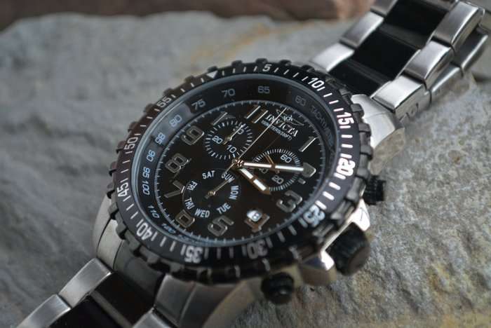 omg!! rrp R7,999.00 INVICTA MEN`S TACHYMETER NIGHTWING GUNMETAL TT CHRONO Watch BRAND NEW