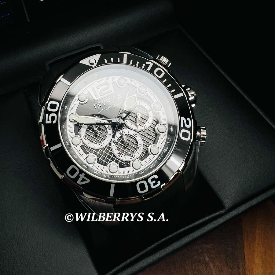 wow!! rrp R7,999.00 INVICTA Special Forces Ionic Black and Silicon TWISTED MET Chronograph Watch NEW