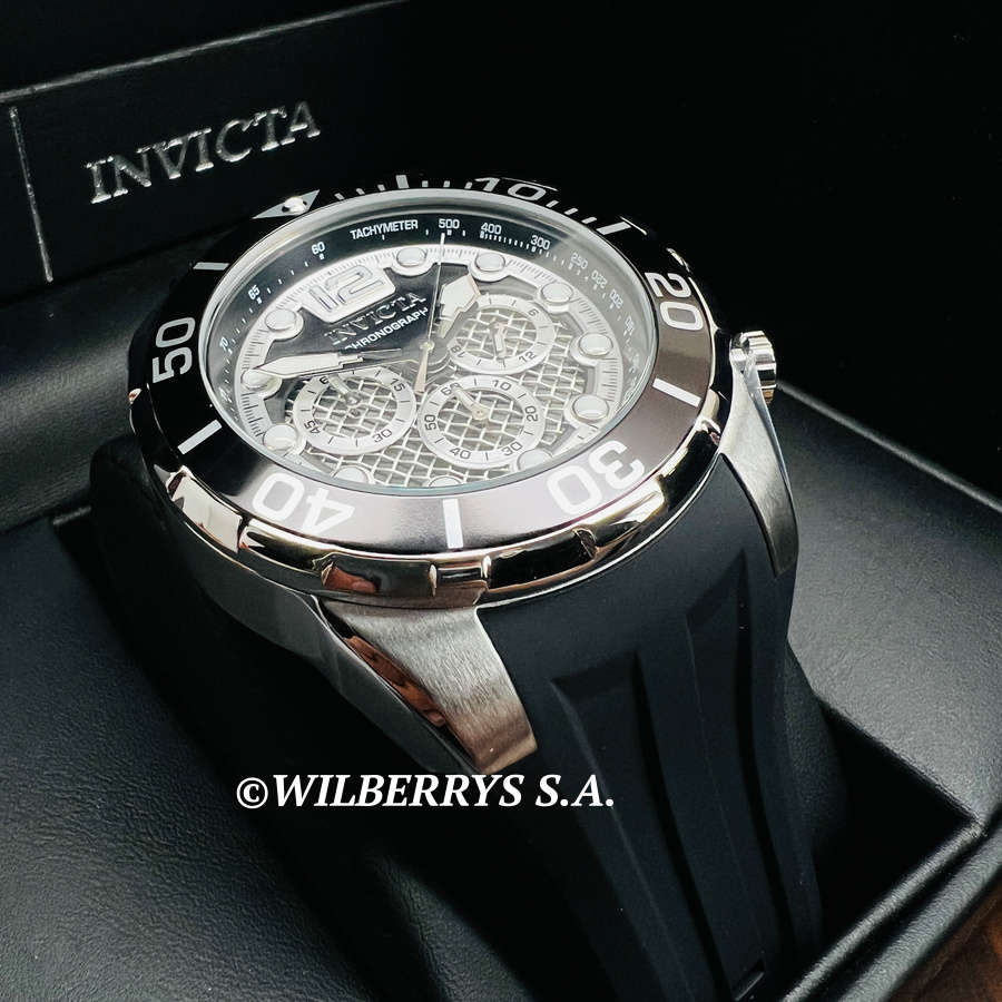 wow!! rrp R7,999.00 INVICTA Special Forces Ionic Black and Silicon TWISTED MET Chronograph Watch NEW