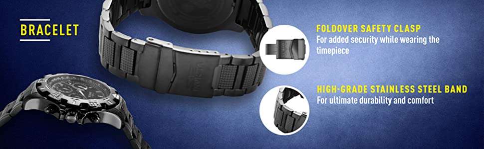 wow!! rrp R7,999.00 INVICTA Men`s CARBON RACER Chronograph Steel Bracelet Watch NEW