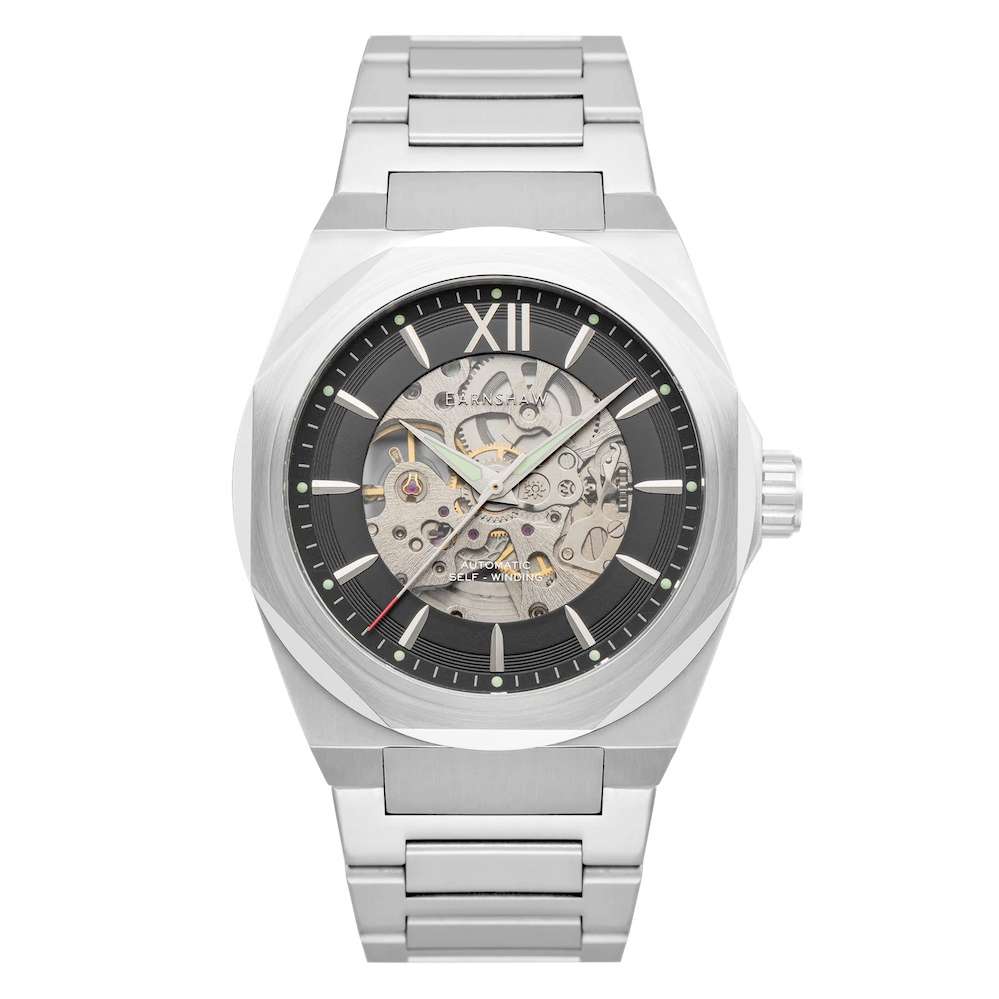 LOOK!! rip: R9,200.00 THOMAS EARNSHAW CLARK SKELETON AUTOMATIC Storm Black Watch