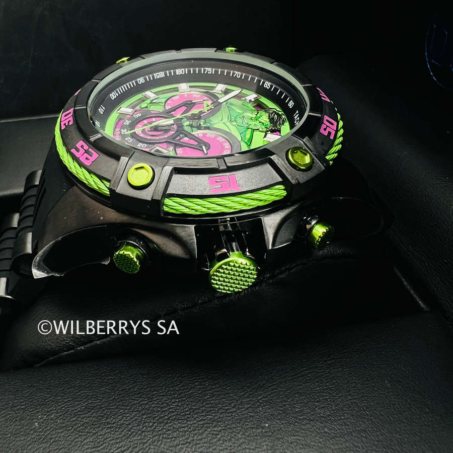 must SEE!! Retail: R8,999.00 INVICTA Mens MARVEL Hulk Limited Edition Chrono Watch