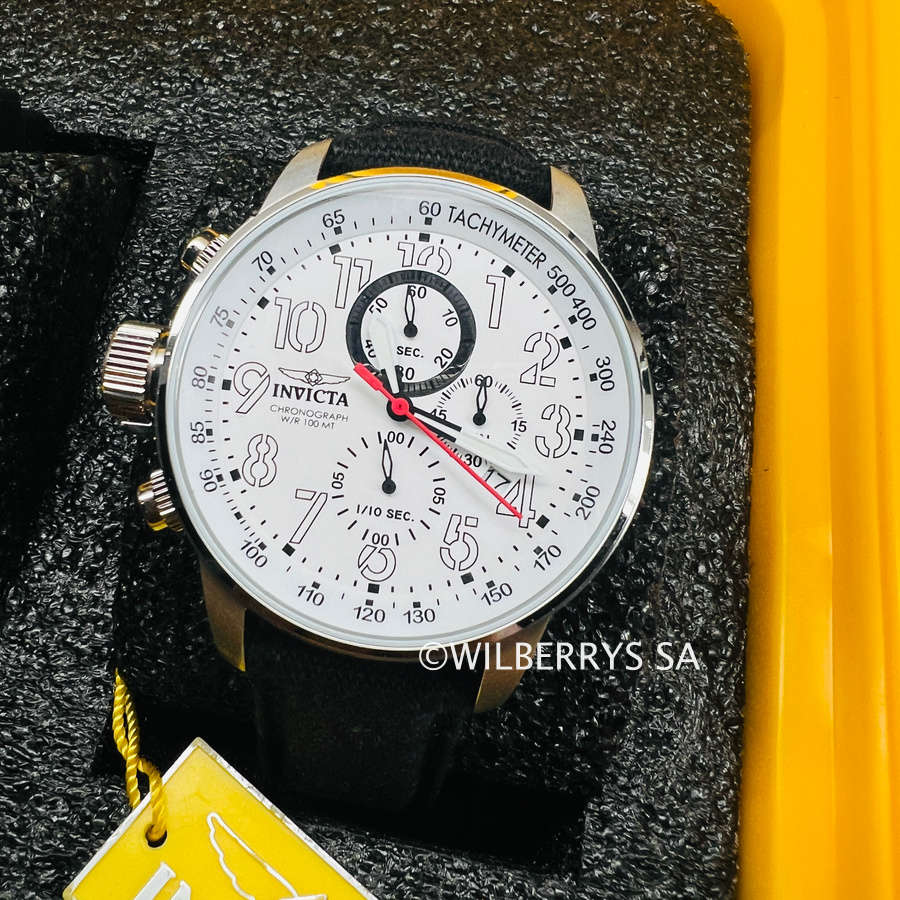 ***must see*** rrp: R8,900.00 INVICTA Men`s RUSSIAN LEFTY TACH CANVAS STARP CHRONOGRAPH WATCH