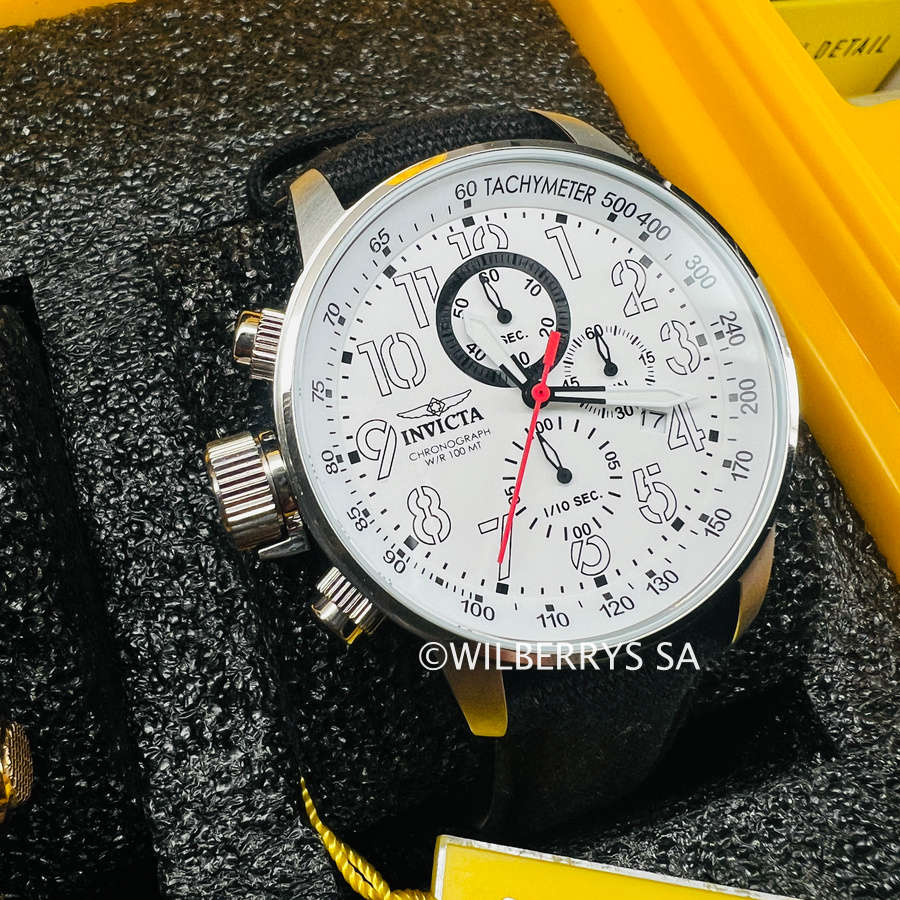 ***must see*** rrp: R8,900.00 INVICTA Men`s RUSSIAN LEFTY TACH CANVAS STARP CHRONOGRAPH WATCH