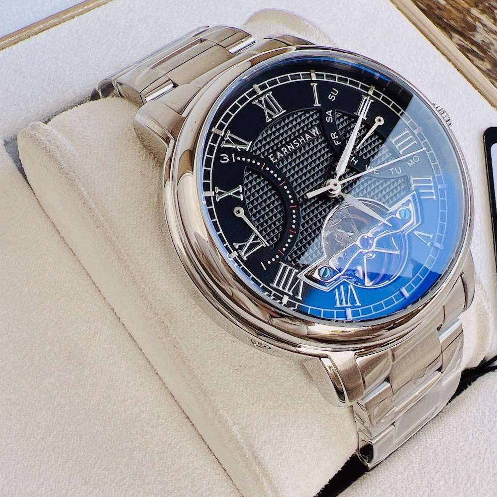 omg!! Retail: R10,200.00 Earnshaw BRIT AUTOMATIC DOUBLE RETROGRADE Mansfield Watch GENUINE, NEW