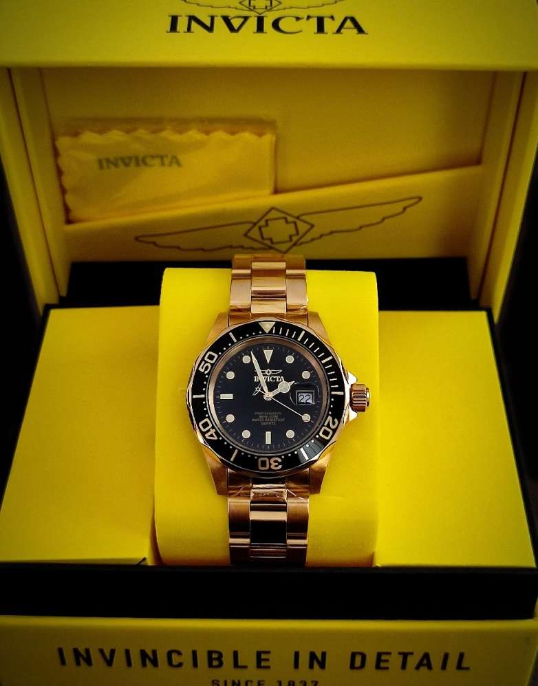 wow wow hot!! rrp R6,999.00 INVICTA® Mens SEA URCHIN 38mm Full Gold pl Watch BRAND NEW