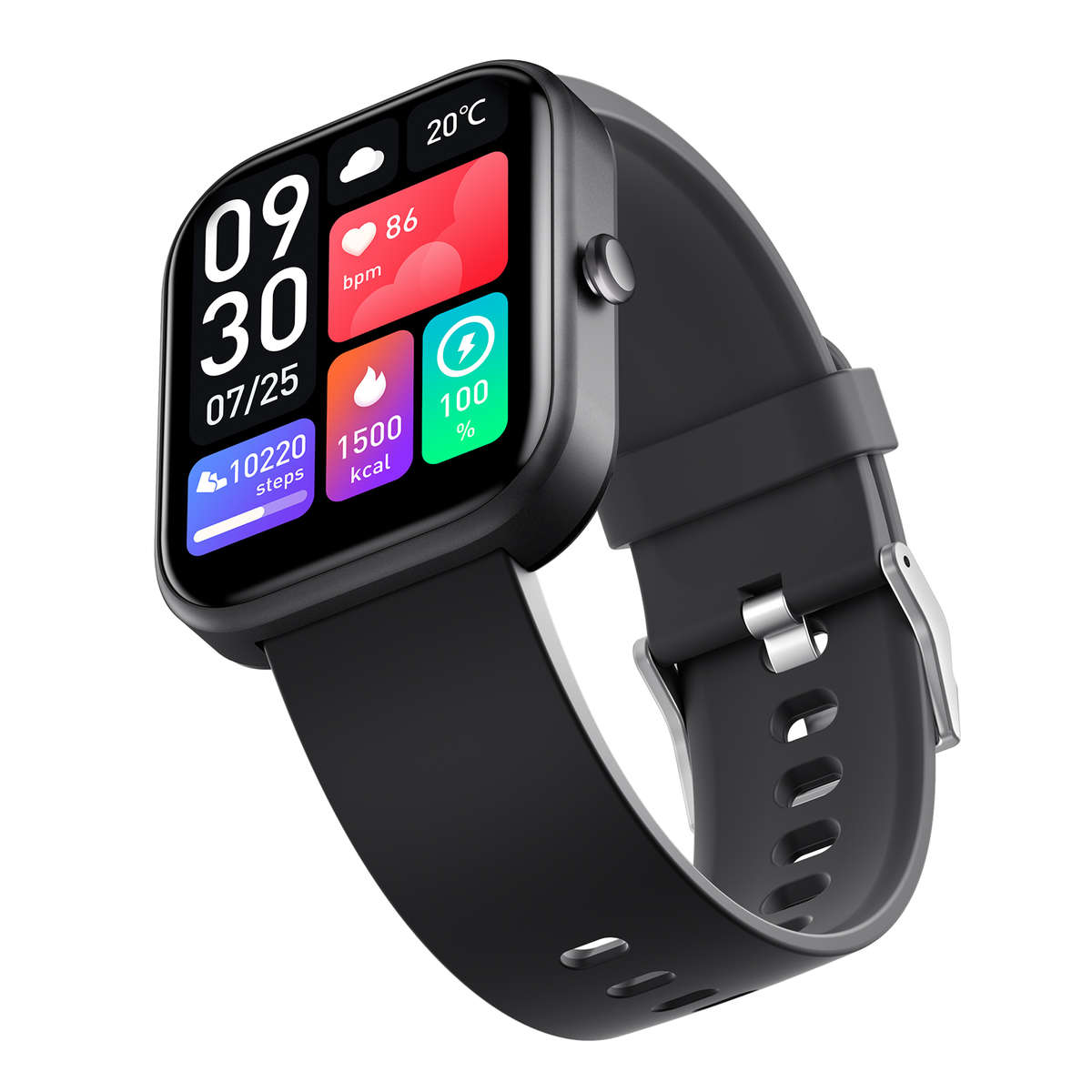 rrp: R2,500.00 T&F LONDON the TOMMI smart watch | Sugar, Bluetooth calling, health!! black/black