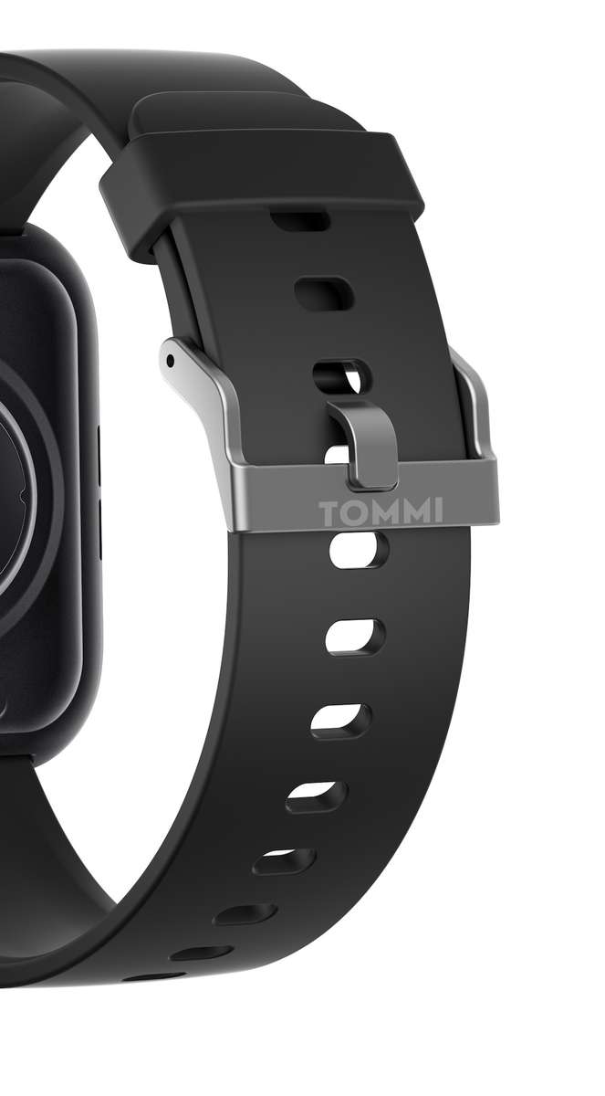 rrp: R2,500.00 T&F LONDON the TOMMI smart watch | Sugar, Bluetooth calling, health!! black/black