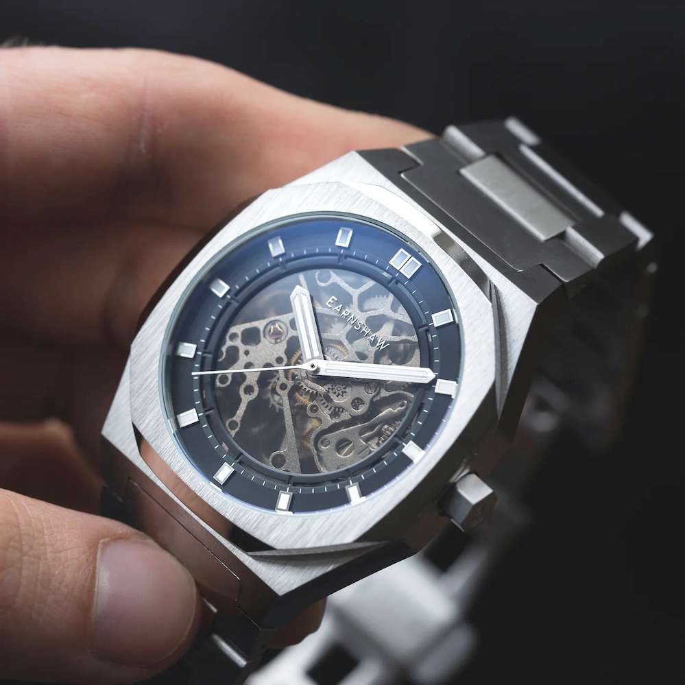 LOOK!! rip: R9,200.00 THOMAS EARNSHAW DRAKE SKELTON OPEN HEART AUTOMATIC  Watch