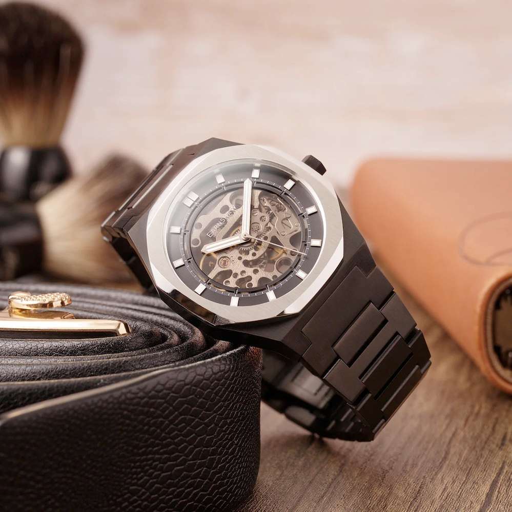 LOOK! rrp R7,900.00 Earnshaw since 1805 Skeletor Limited Edition Automatic Watch BRAND NEW