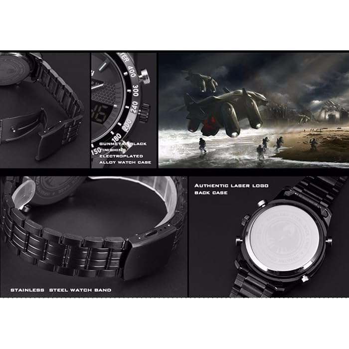 INFANTRY MILITARY CO. Dark Knight Chronograph Watch Brand new BOXED, FULLY LOADED!