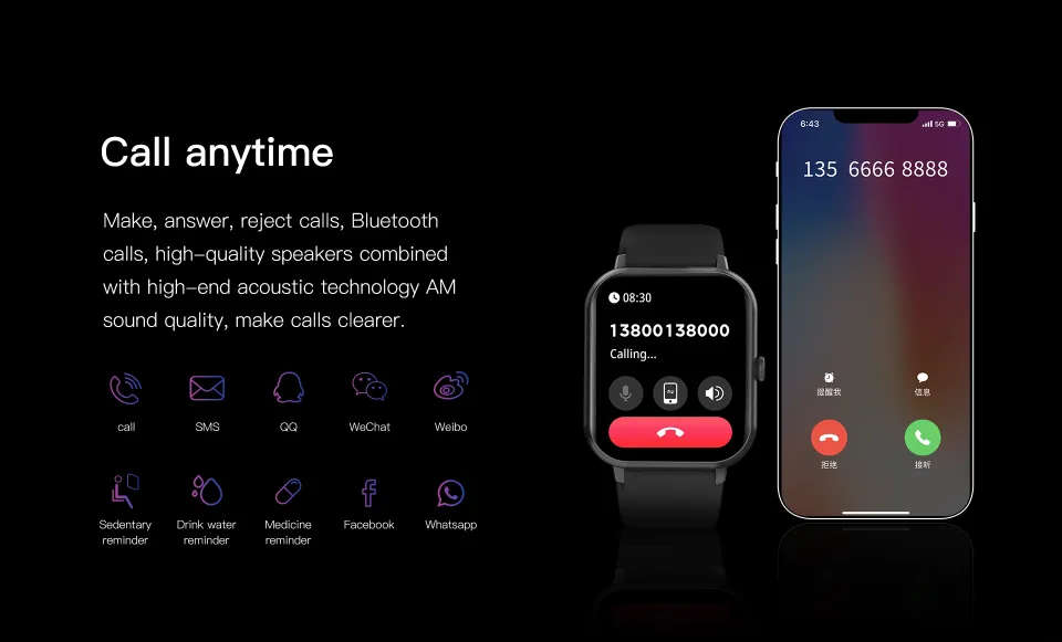 rrp: R2,500.00 NORTH EDGE Infinity Max Bluetooth Calling, BP, Sports Smart Watch Black