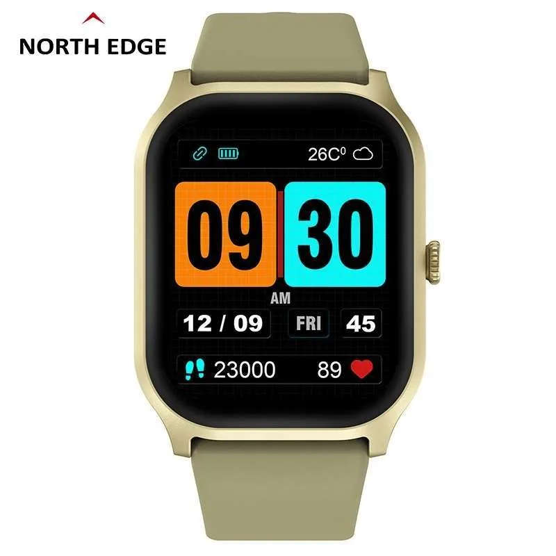 rrp: R2,500.00 NORTH EDGE Wrist Ready NL77 Bluetooth Smart Watch Gold