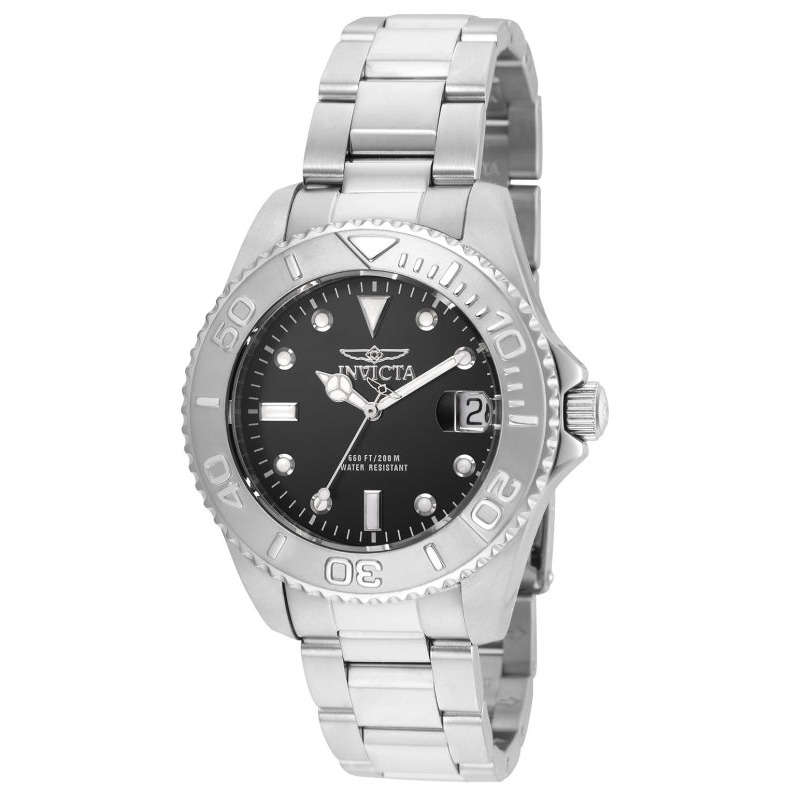 ***Authorized, New* INVICTA Women`s Submariner 200METER  38mm CHARCOAL GREY Watch BRAND NEW