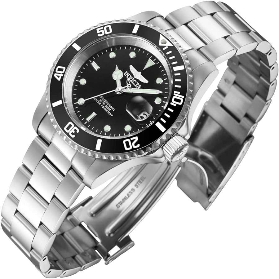 Invicta Men`s Sea Urchin Silver / Black 200m Dive 40mm Watch