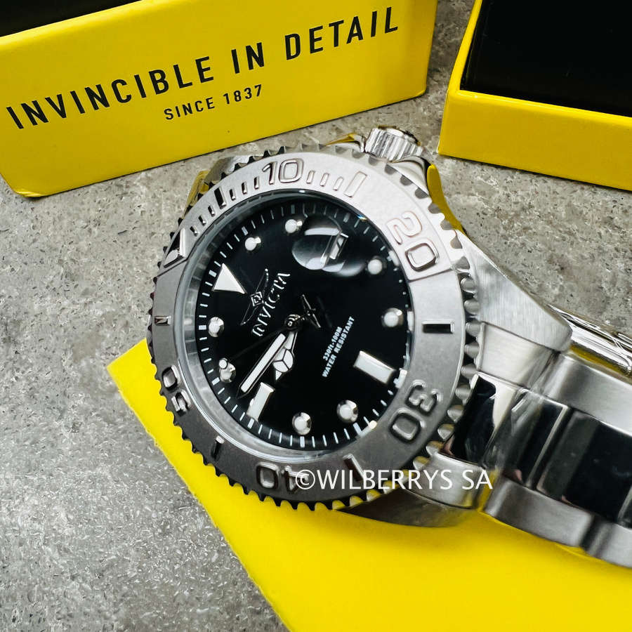 ***Authorized, New* INVICTA Women`s Submariner 200METER  38mm CHARCOAL GREY Watch BRAND NEW