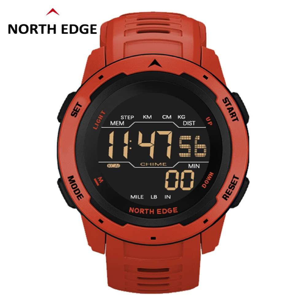 NORTH EDGE Mars Watch brand new in box red