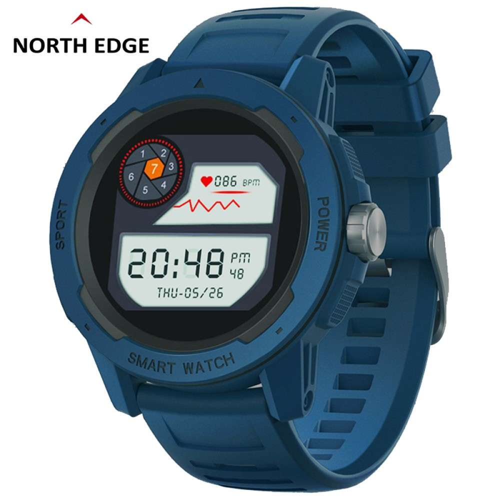 NORTH EDGE Mars 2 Blue Moonrock Smart Watch