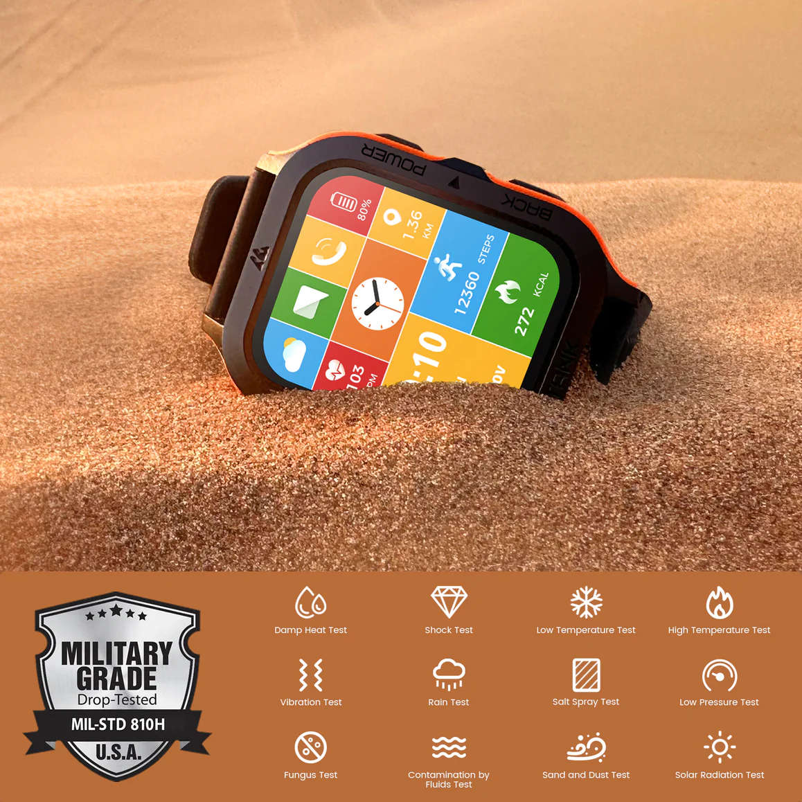 KOSPET TANK M2 Smart Watch BLACK