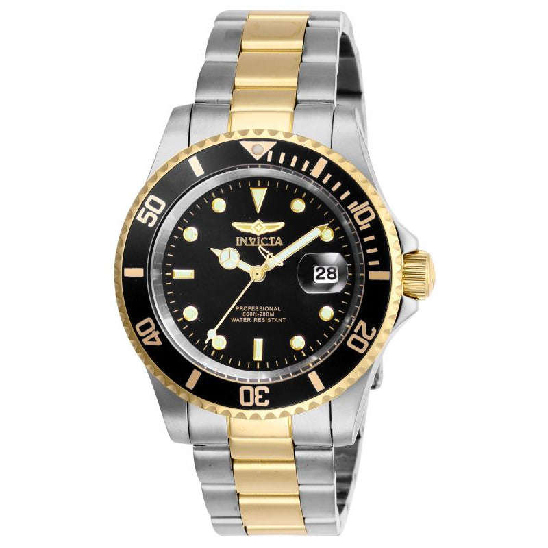 Invicta Sea Urchin Black Dial Two Tone 200m Dive 40mm Watch