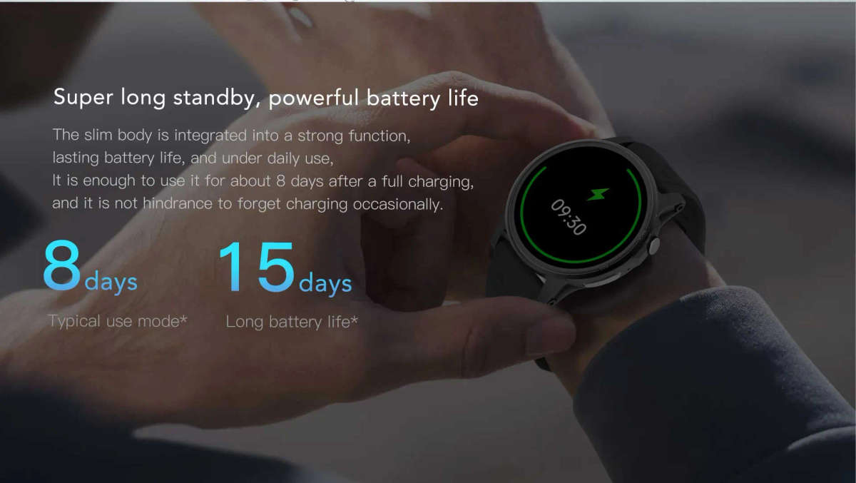 R1,900.00 NORTH EDGE Ultima Bluetooth ECG Glucose Smart Watch!! SLEEK BLACK