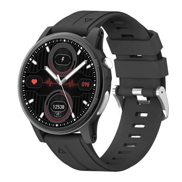 R1,900.00 NORTH EDGE Ultima Bluetooth ECG Glucose Smart Watch!! SLEEK BLACK