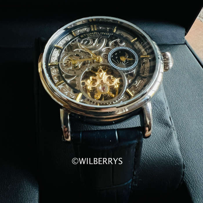 STUHRLING ORIGINAL® Men`s Moonphase Emperor AUTOMATIC