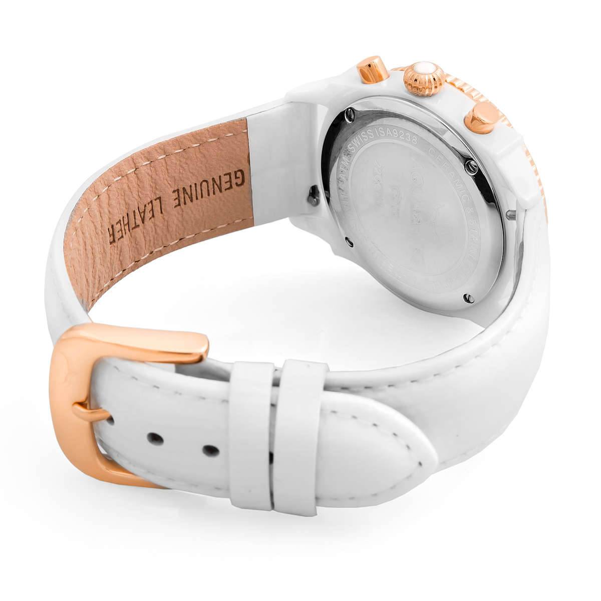 Read before bidding! AQUASWISS Women's 2.25ct Topaz Chrono Watch Brand new!