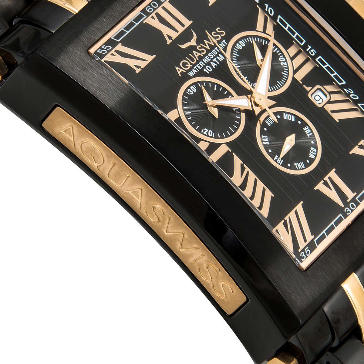 AQUASWISS Men's **TANC XG** ION BLACK HUGE 57MM Swiss Watch BRAND NEW w/ box and papers