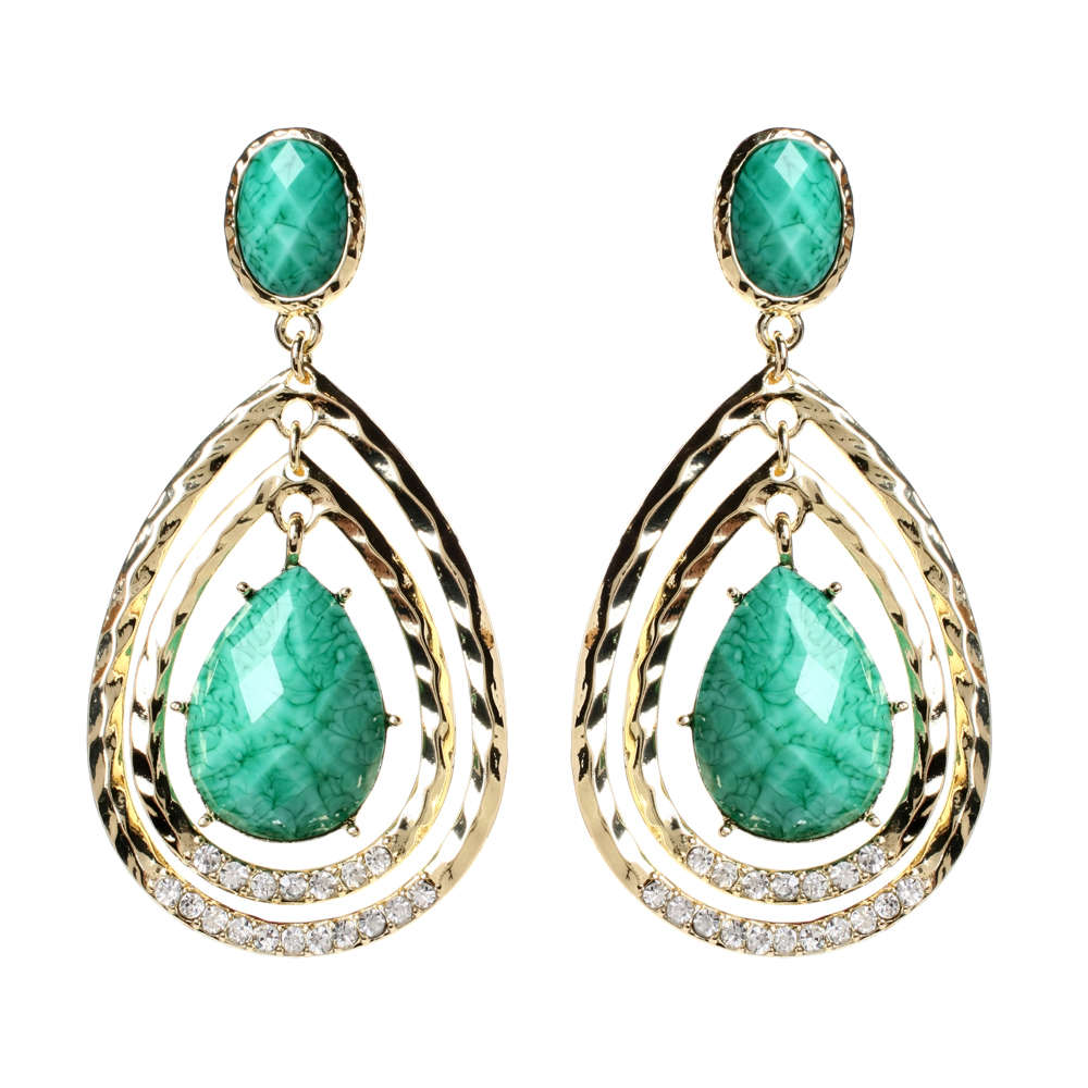 Must see! Retail: R1450.00 AMRITA NEW YORK Catriona Earring Turquoise