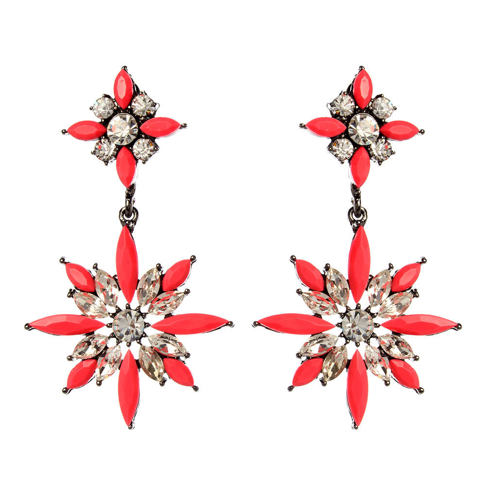 Must see! Retail: R1250.00 AMRITA NEW YORK Princess Joan Earring Pink