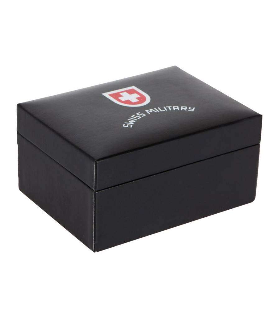 Retail: R15,000.00 CX Swiss Military Men's Hawk Nero BLACK NERO Chronograph with Canvas Strap