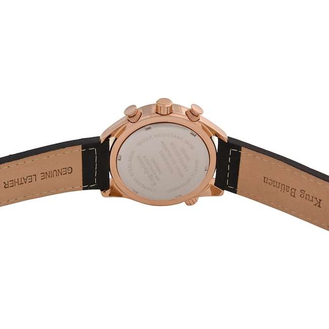 Retail: £775/ R13,000.00 Krug-Baumen Men's Air Explorer BROWN Diamond 500pcs Chronograph Watch