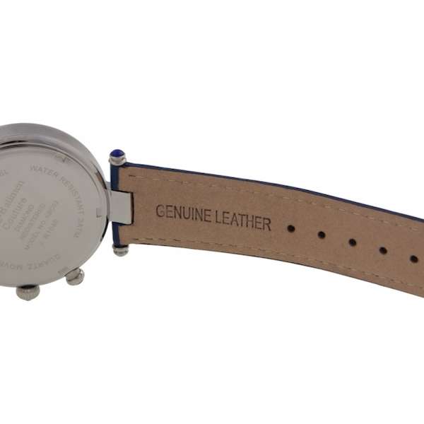 New RRP £675.00 British Pounds KRUG BAUMEN Women's Couture Diamond Blue Chronograph Watch