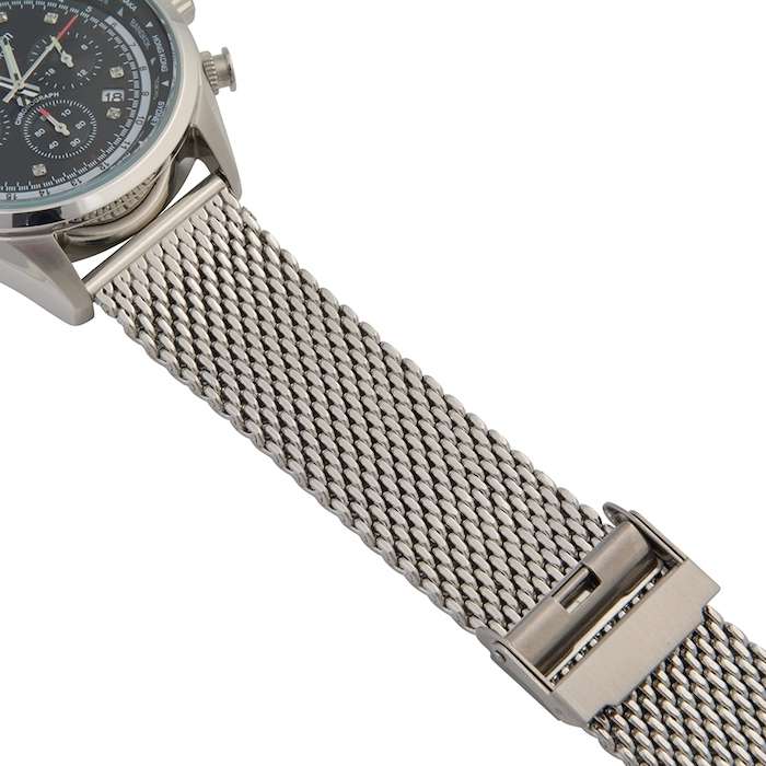 Retail: £775/ R13,000.00 Krug-Baumen Men's Air Explorer Diamond Limited to 500pcs Chronograph Watch