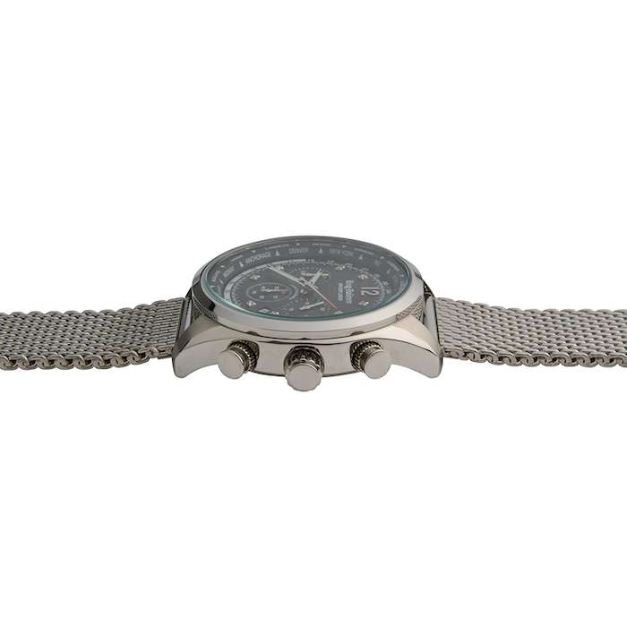 Retail: £775/ R13,000.00 Krug-Baumen Men's Air Explorer Diamond Limited to 500pcs Chronograph Watch