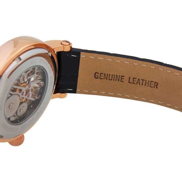 **RRP £875.00** KRUG BAUMEN Men's Prestige Automatic Diamond Rose Gold Watch 60152DM