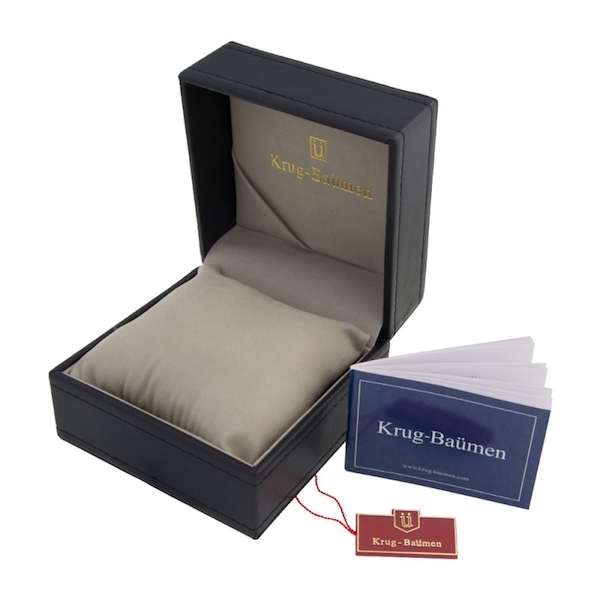 **RRP £875.00** KRUG BAUMEN Men's Prestige Automatic Diamond Rose Gold Watch 60152DM