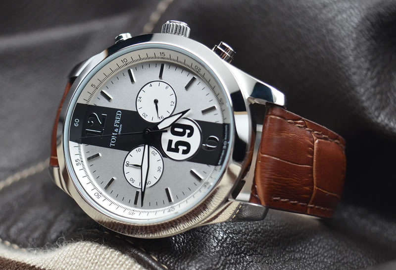 Retail: R5,999.99 TOM & FRED London® Men's British Racing 1/1000 Produced Chronograph