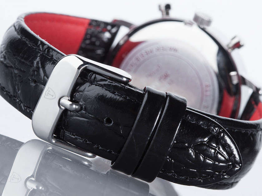 DETOMASO Milano Black/Silver Chronograph Watch (Opens @R1) BRAND NEW IN BOX